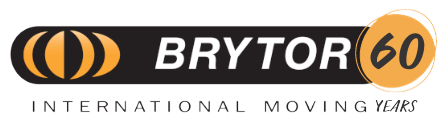 60 years logo brytor international moving